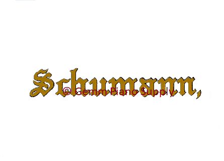 Schumann Piano Fallboard Decal